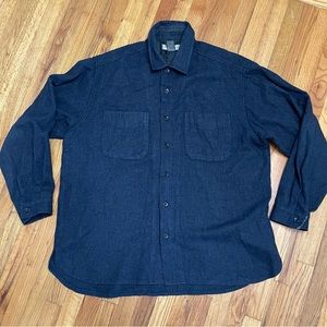 Naturalife Wool Blend Shacket Button Down Men’s Size XL